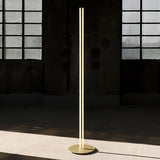 Modern Architectural LED Torchiere Floor Lamp with Minimalist Grid Design