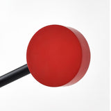 Precision Movement Adjustable LED Floor Lamp Modern Ambient Standing Light in Black and Red