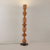 Modern Costantina Geometric Tower Floor Lamp with Diamond LED Segments