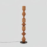 Modern Costantina Geometric Tower Floor Lamp with Diamond LED Segments