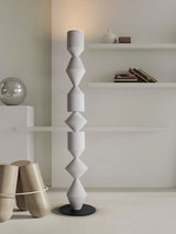 Modern Costantina Geometric Tower Floor Lamp with Diamond LED Segments