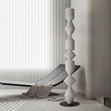 Modern Costantina Geometric Tower Floor Lamp with Diamond LED Segments
