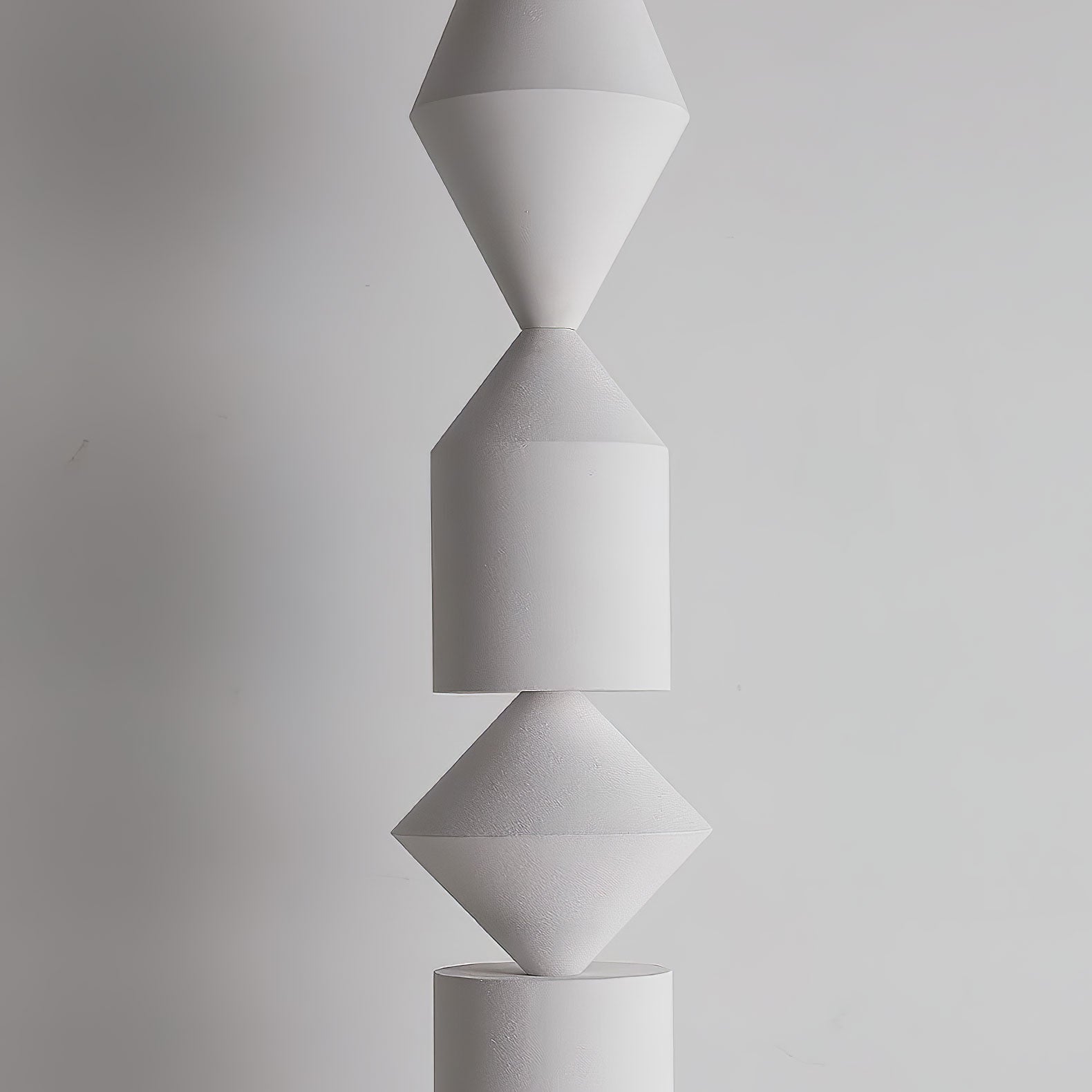 Modern Costantina Geometric Tower Floor Lamp with Diamond LED Segments