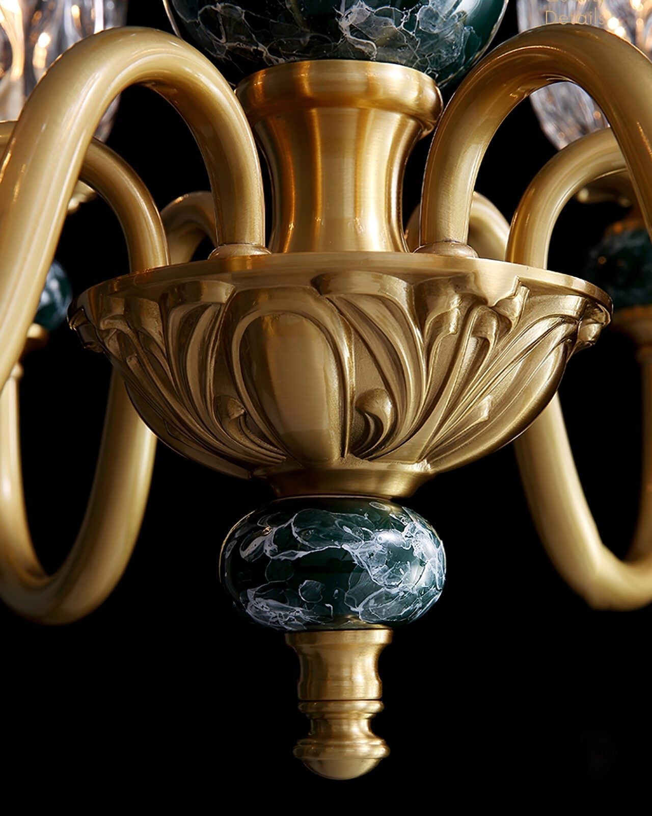 vintage-green-ceramic-and-brass-chandelier-luxury-copper-pendant-ceiling-light