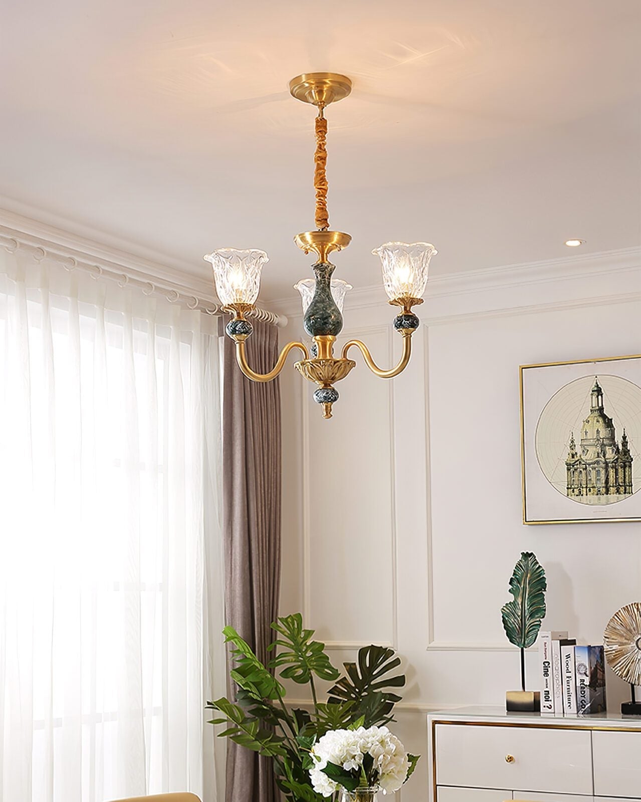 vintage-green-ceramic-and-brass-chandelier-luxury-copper-pendant-ceiling-light