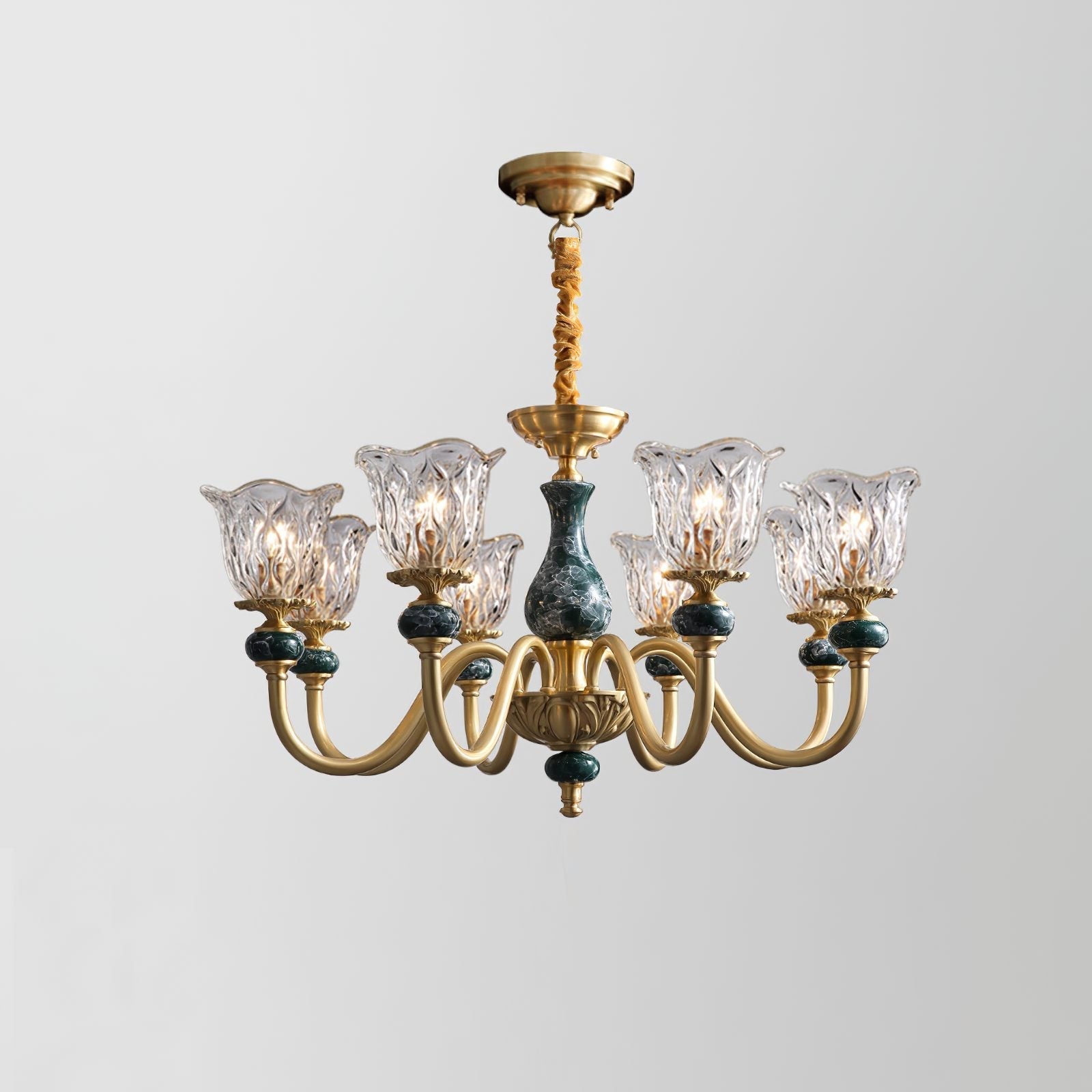 vintage-green-ceramic-and-brass-chandelier-luxury-copper-pendant-ceiling-light