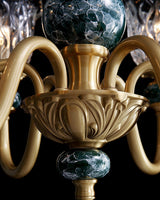 vintage-green-ceramic-and-brass-chandelier-luxury-copper-pendant-ceiling-light