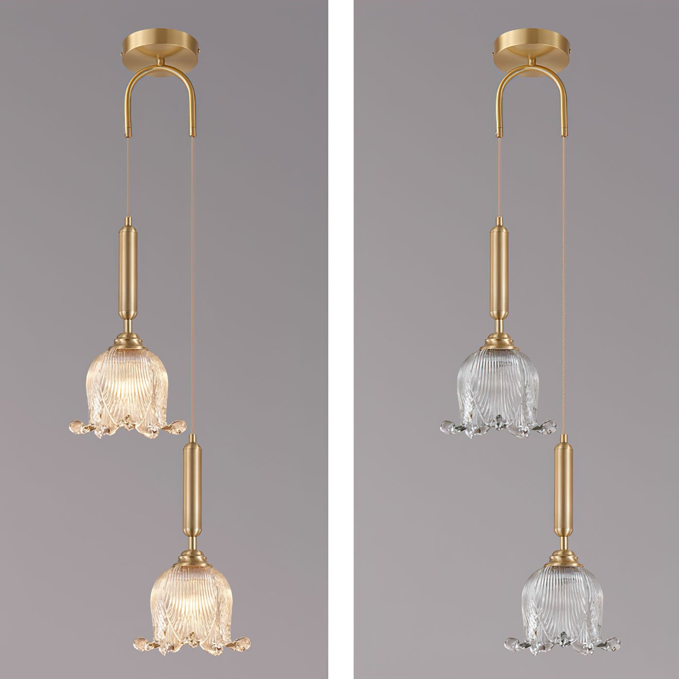 modern-brass-floral-pendant-light-with-clear-crystal-glass-shade-for-dining-areas