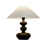 Modern Creative Gourd Table Lamp Ash Wood Nightstand Light for Bedroom and Living Room