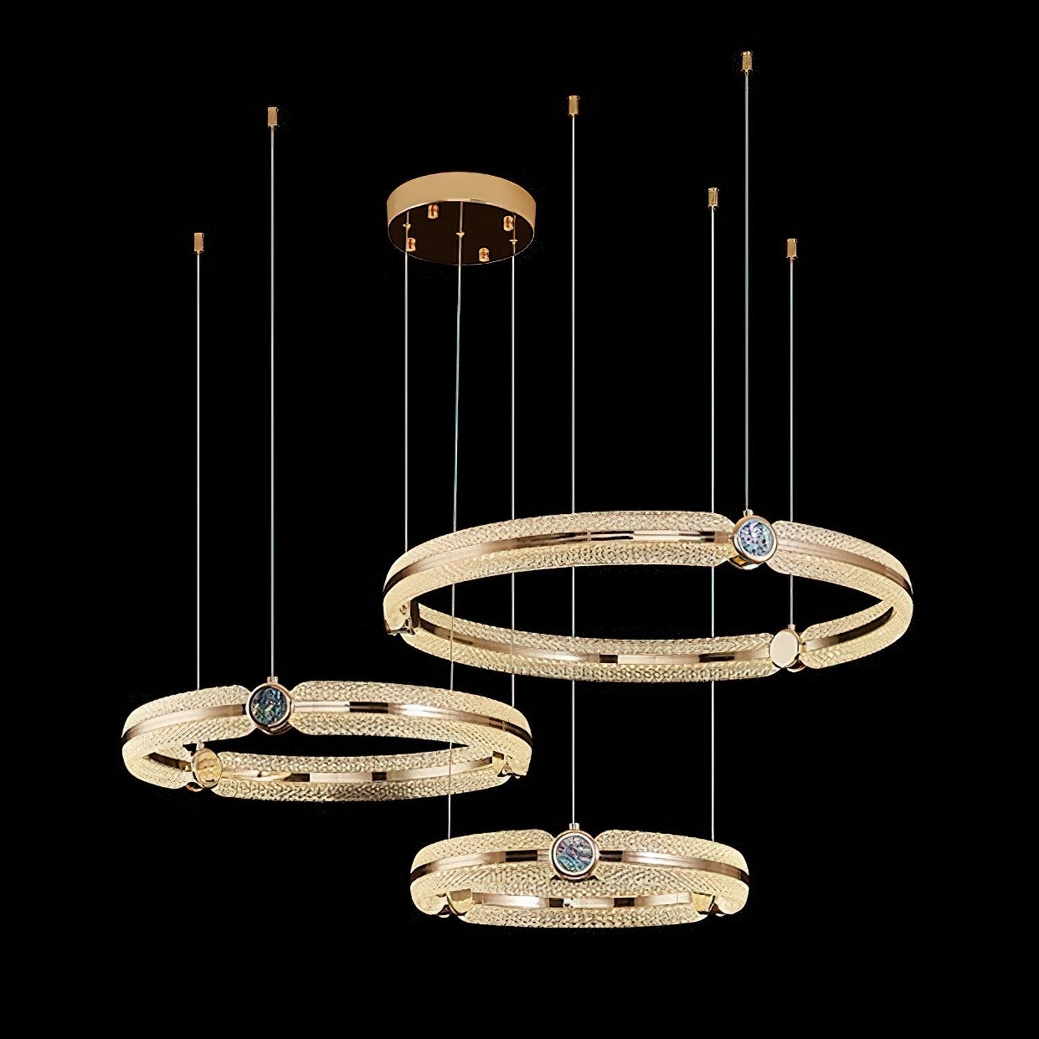 modern-multi-ring-led-chandelier-brass-finish-circular-pendant-lighting-for-living-room