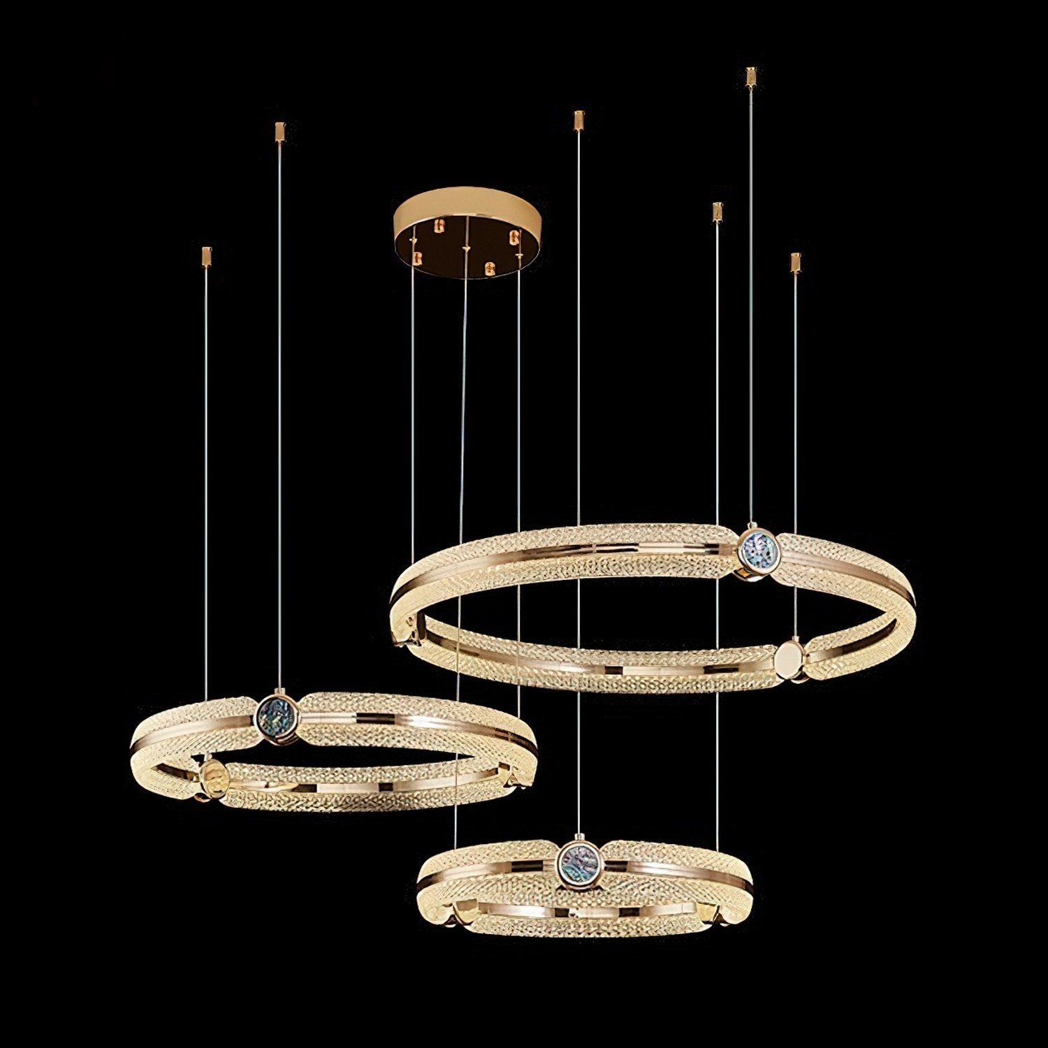 modern-multi-ring-led-chandelier-brass-finish-circular-pendant-lighting-for-living-room