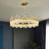 luxury-crown-design-glass-crystal-pendant-light-gold-finish-integrated-led-chandelier