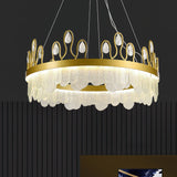 luxury-crown-design-glass-crystal-pendant-light-gold-finish-integrated-led-chandelier