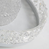 Modern Round Crystal Embedded LED Ceiling Light Flush Mount Fixture