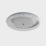 Modern Round Crystal Embedded LED Ceiling Light Flush Mount Fixture