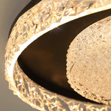 Modern Round Crystal Embedded LED Ceiling Light Flush Mount Fixture