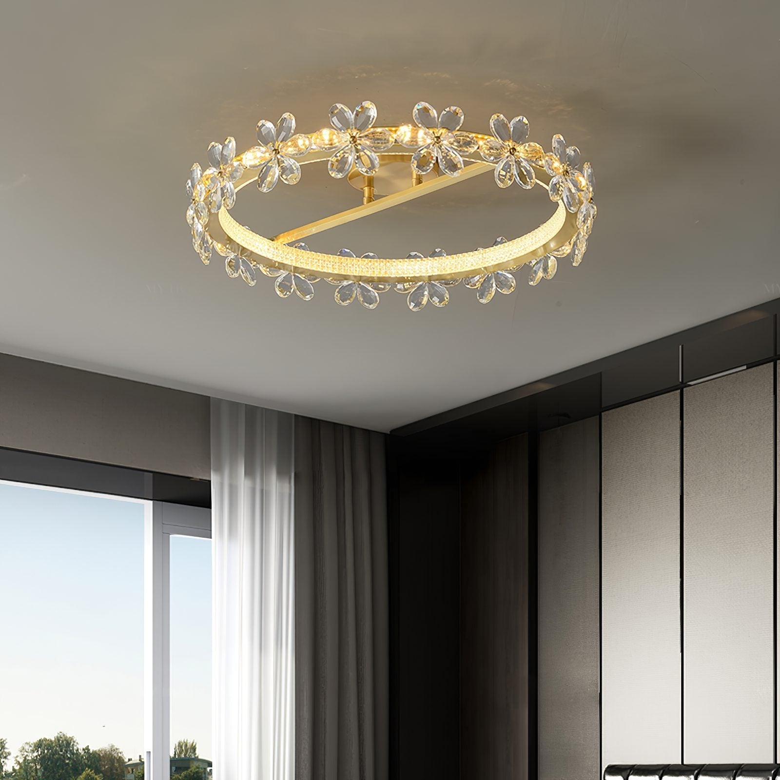 modern-brass-and-crystal-flower-led-ceiling-light-flush-mount-fixture