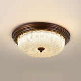 modern-walnut-wood-grain-crystal-glass-dome-led-ceiling-light-for-living-room