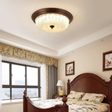 modern-walnut-wood-grain-crystal-glass-dome-led-ceiling-light-for-living-room