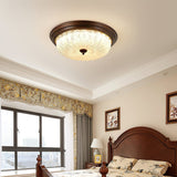 modern-walnut-wood-grain-crystal-glass-dome-led-ceiling-light-for-living-room
