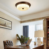 modern-walnut-wood-grain-crystal-glass-dome-led-ceiling-light-for-living-room