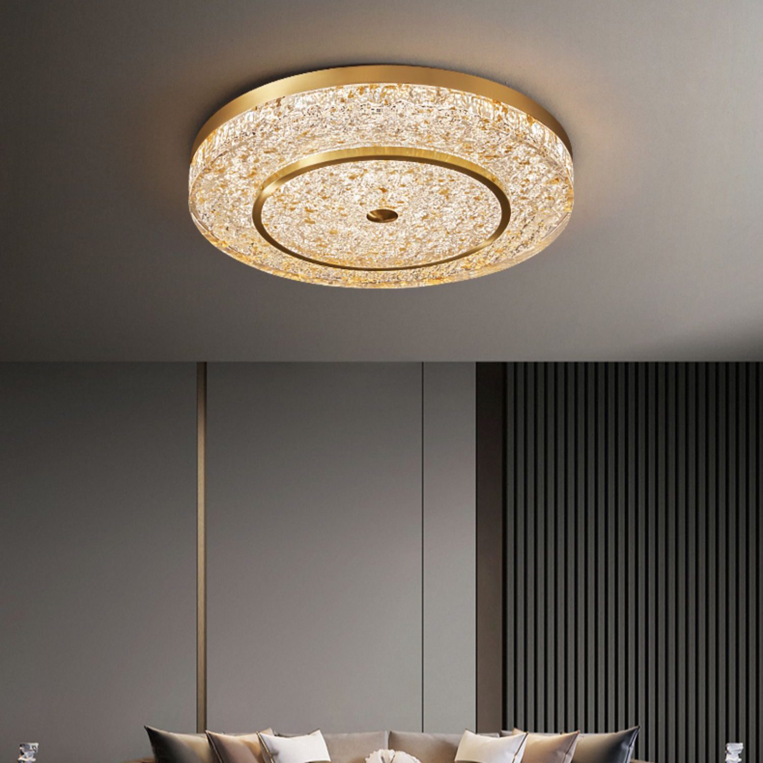 modern-luxury-brass-and-resin-flush-mount-ceiling-lamp-with-integrated-led-light