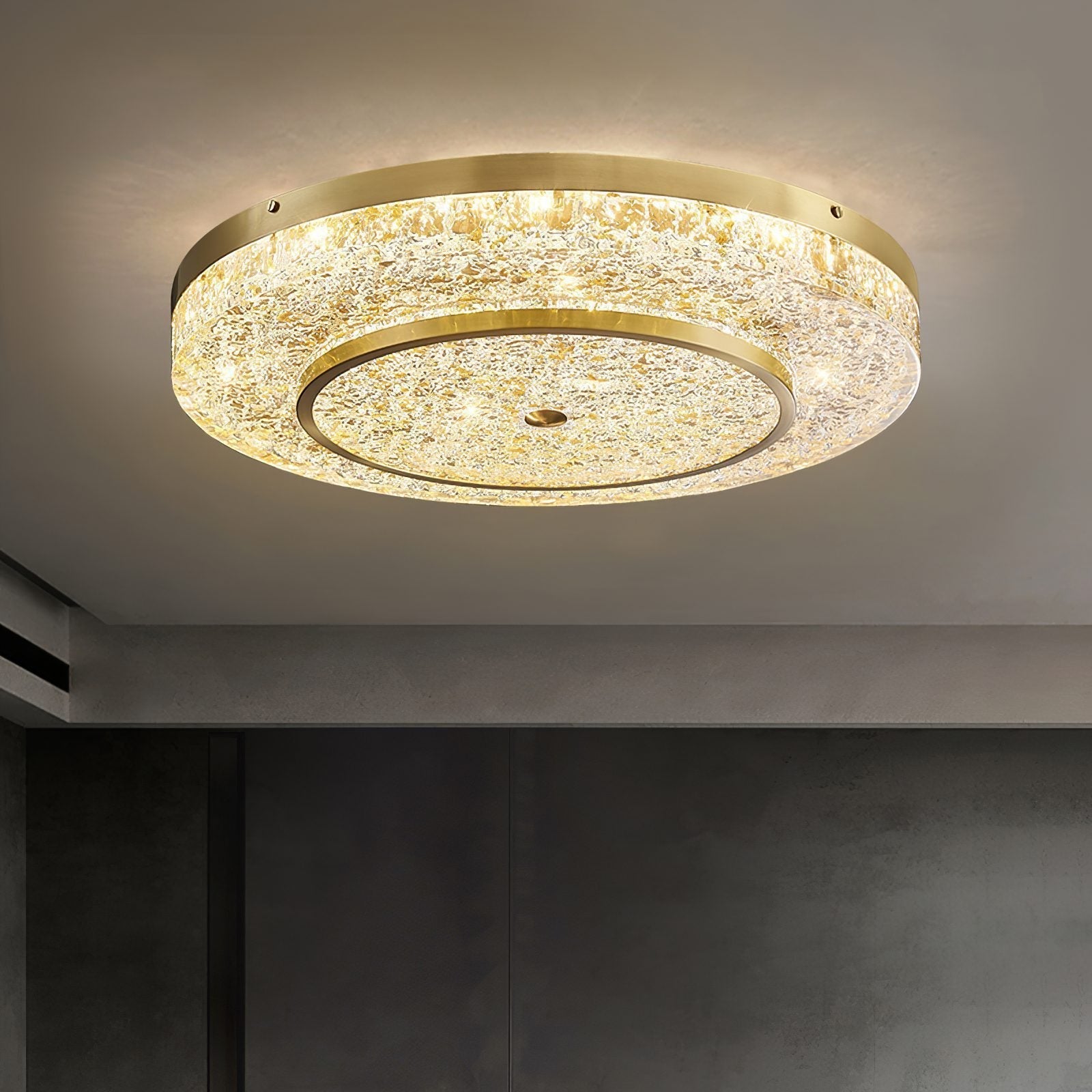 modern-luxury-brass-and-resin-flush-mount-ceiling-lamp-with-integrated-led-light