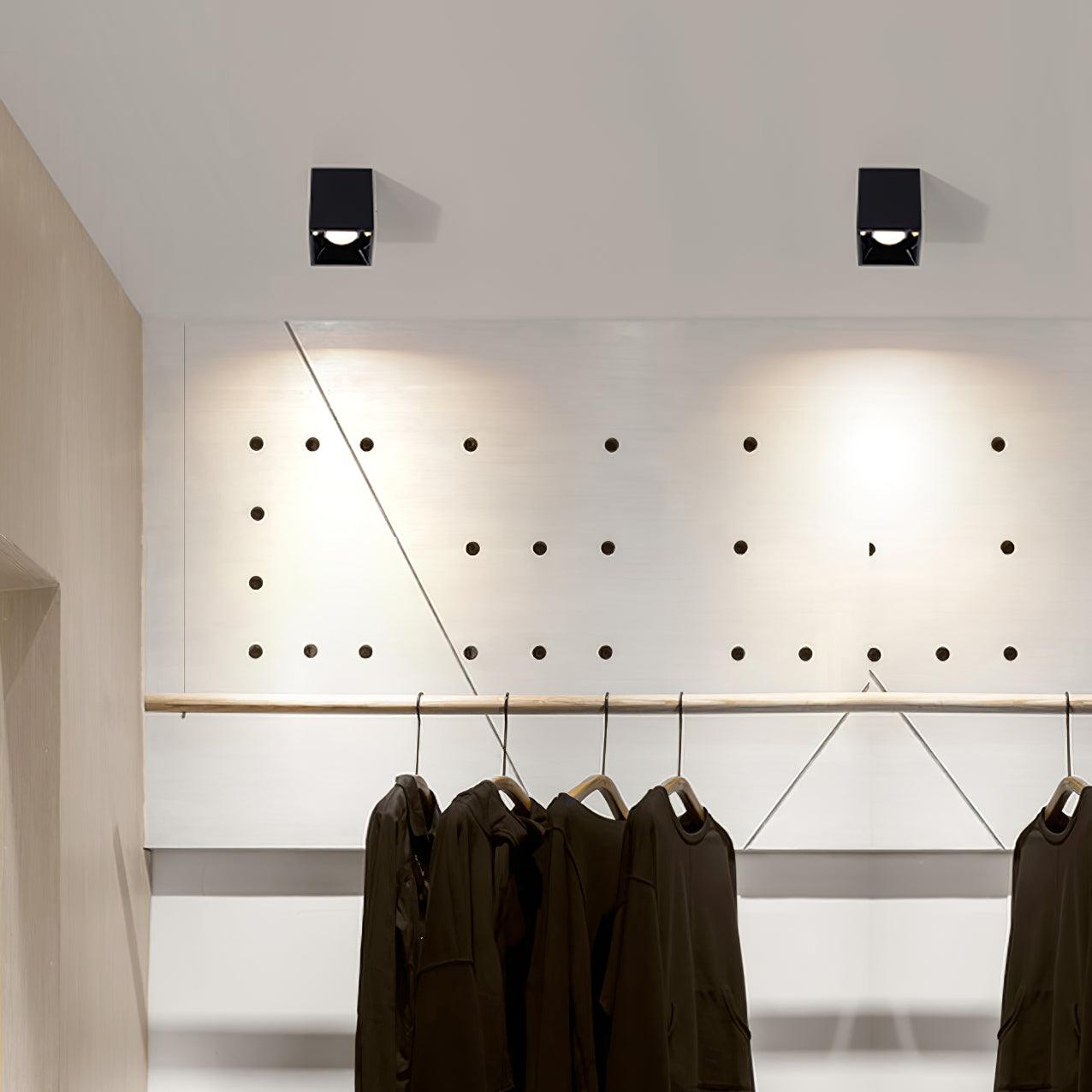 Square Cube LED Ceiling Spotlight for Modern Commercial and Residential Spaces