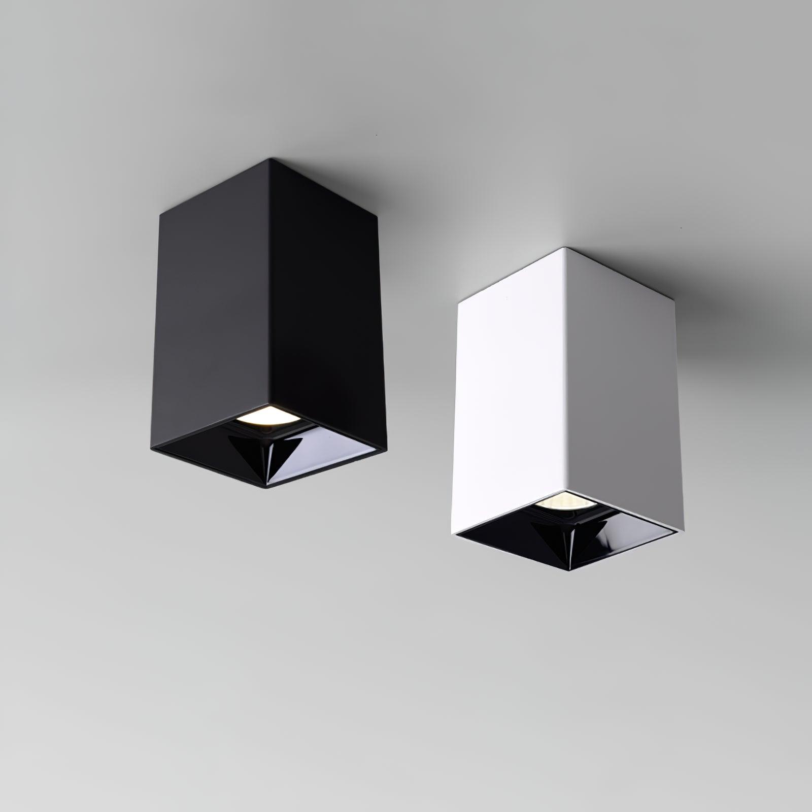 Square Cube LED Ceiling Spotlight for Modern Commercial and Residential Spaces