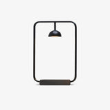 Modern Minimalist Cupolina Dome Table Lamp with Curved Metal Body for Reading and Office