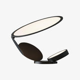 Modern Geometric Cut Adjustable Table Lamp with Integrated LED Lighting