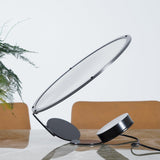 Modern Geometric Cut Adjustable Table Lamp with Integrated LED Lighting