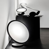 Modern Geometric Cut Adjustable Table Lamp with Integrated LED Lighting