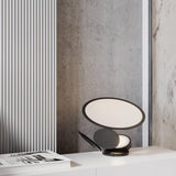 Modern Geometric Cut Adjustable Table Lamp with Integrated LED Lighting