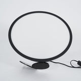 Modern Geometric Cut Adjustable Table Lamp with Integrated LED Lighting