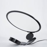 Modern Geometric Cut Adjustable Table Lamp with Integrated LED Lighting