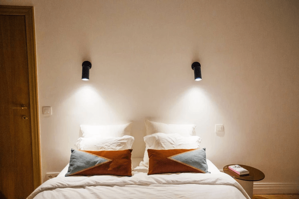 Rotatable Brass Cylinder Spotlight Flush Mount Ceiling Light for Modern Interiors