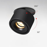 Modern Ember Recessed LED Ceiling Downlight Fixture Set of 2 for Living Room and Kitchen