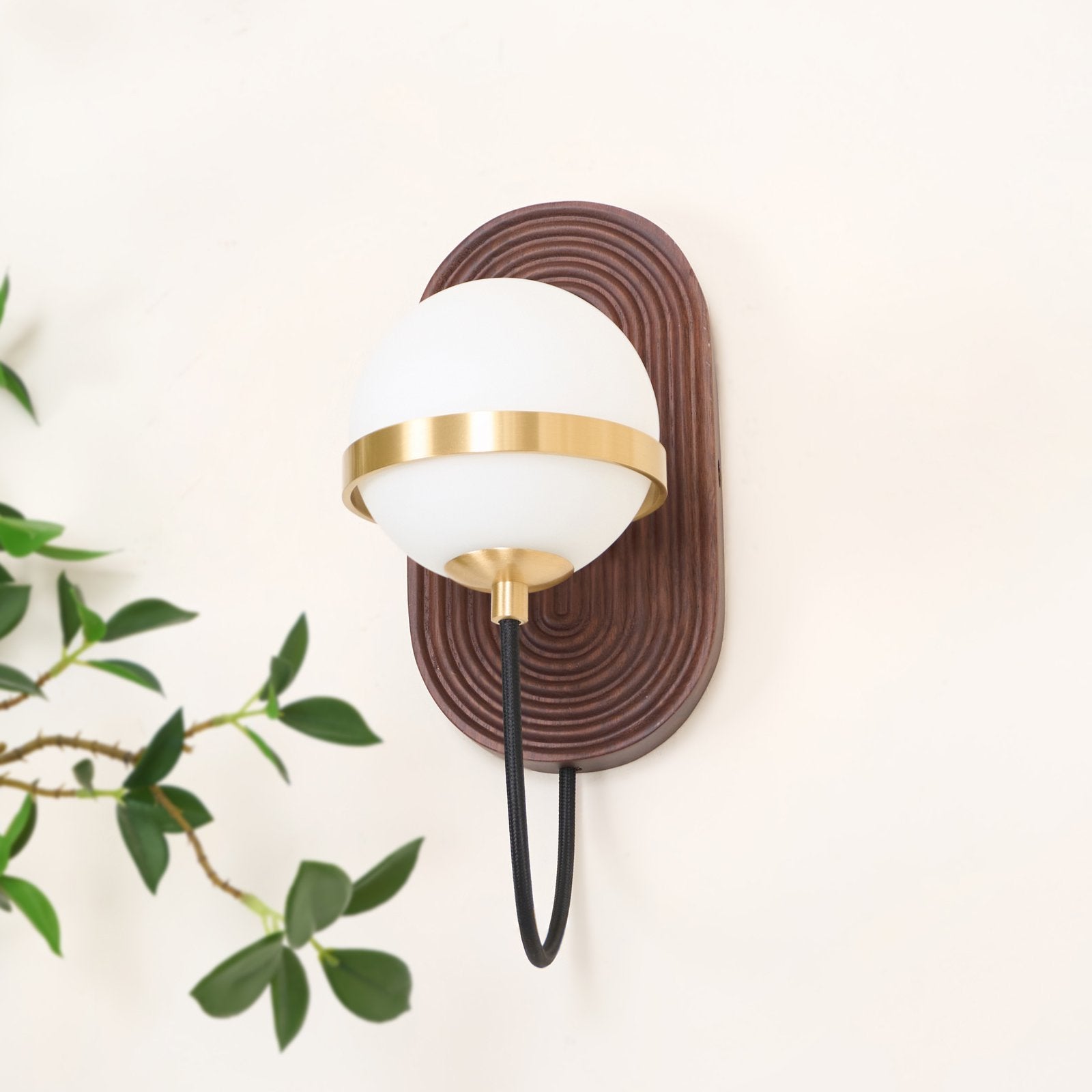 modern-walnut-wood-and-brass-round-wall-lamp-with-tri-color-integrated-led-sconce