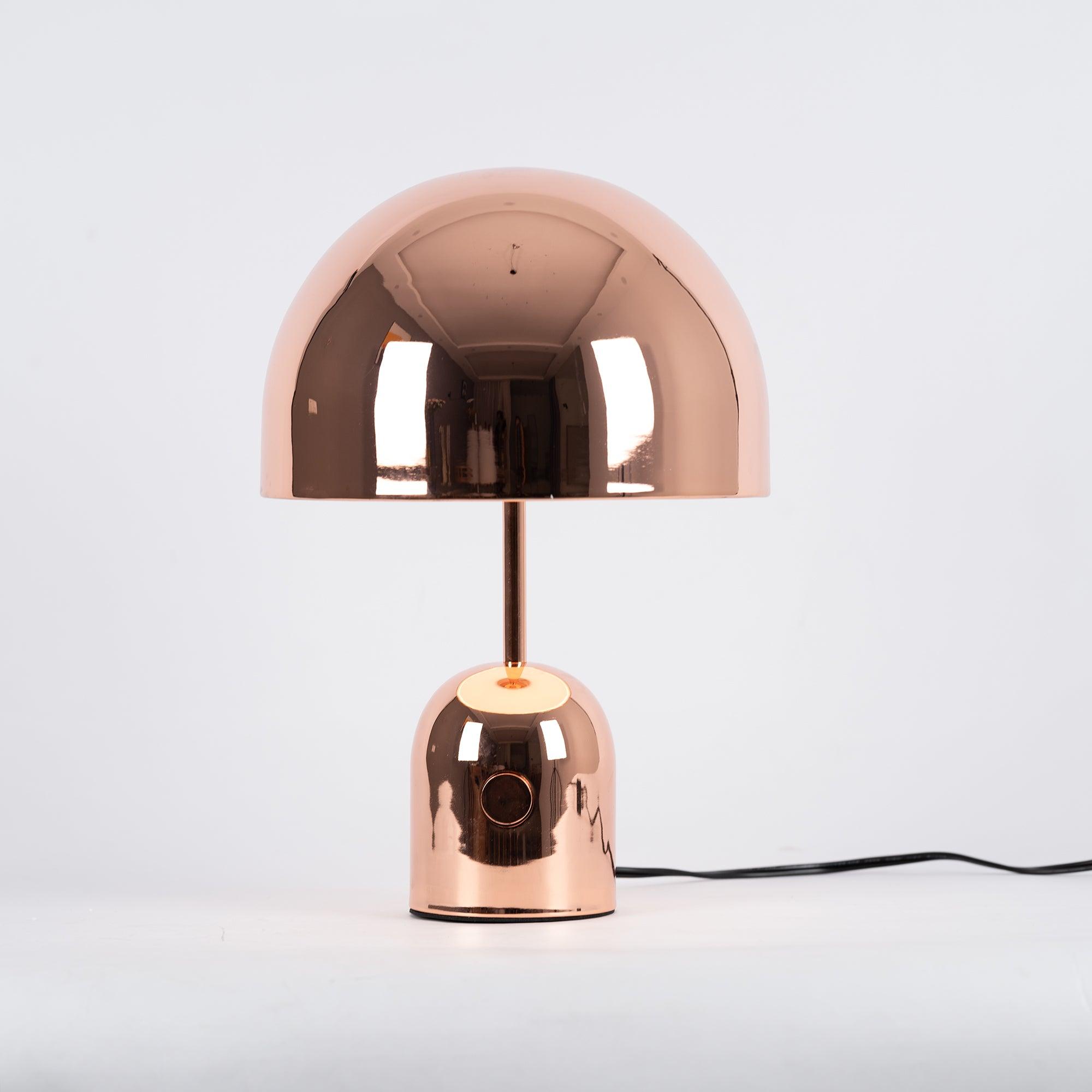 Modern Bell Domed Shade Desk Lamp Minimalist Metal Table Light for Office and Bedside