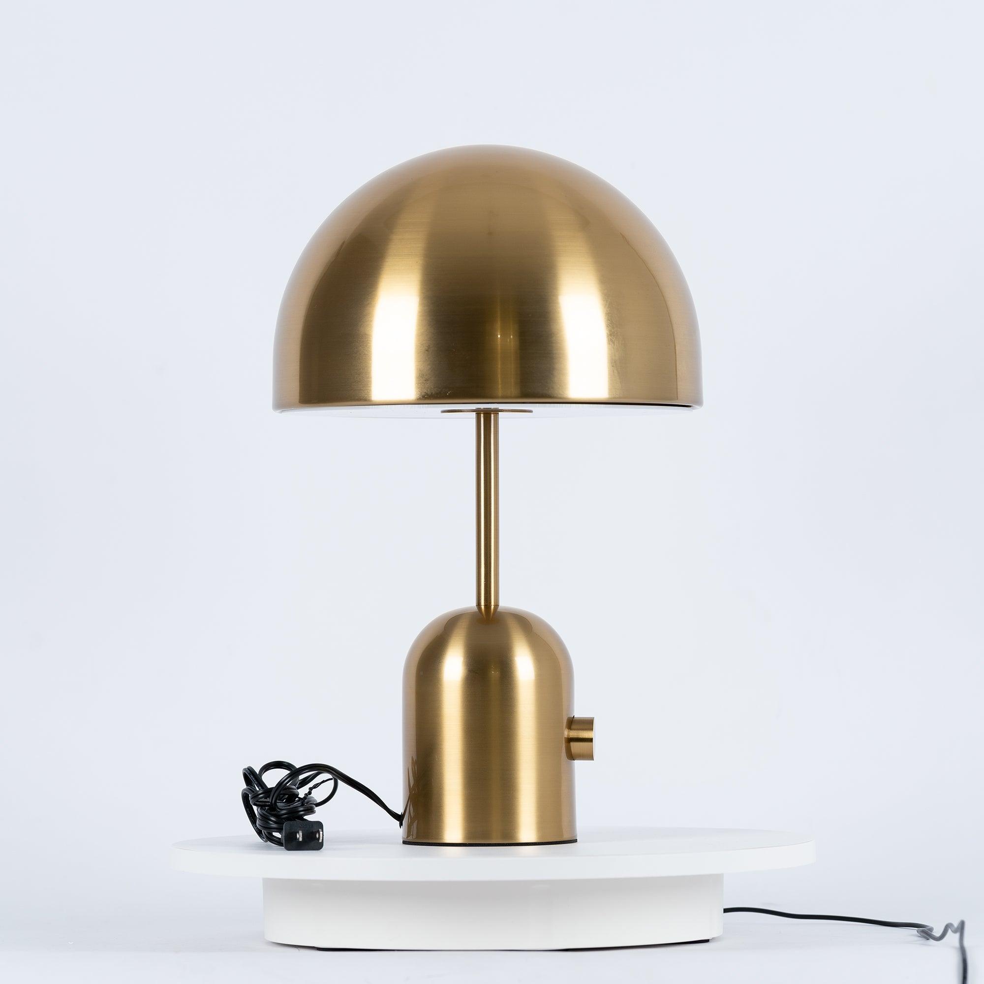 Modern Bell Domed Shade Desk Lamp Minimalist Metal Table Light for Office and Bedside