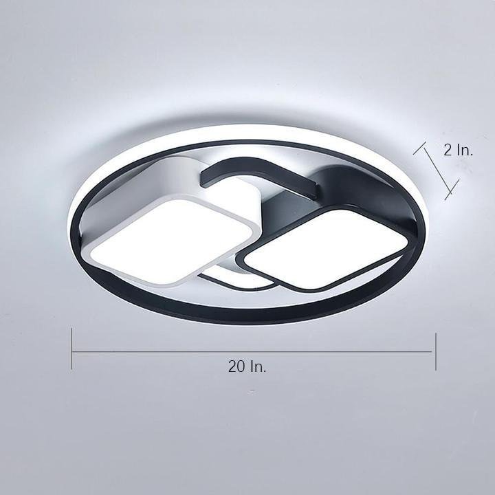 Geometric Modern Dimmable LED Ceiling Light Flush Mount Fixture