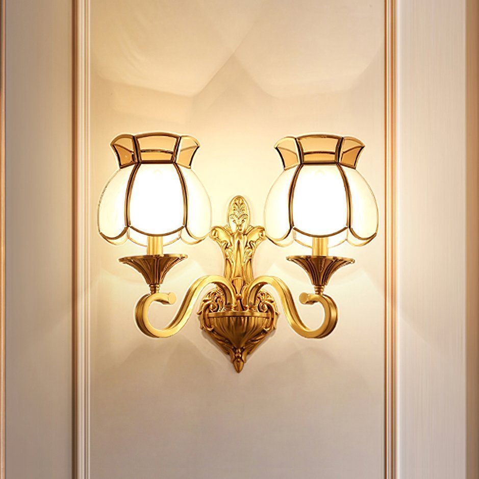 elegant-brass-wall-sconce-with-white-globe-glass-shade-modern-indoor-lighting-fixture