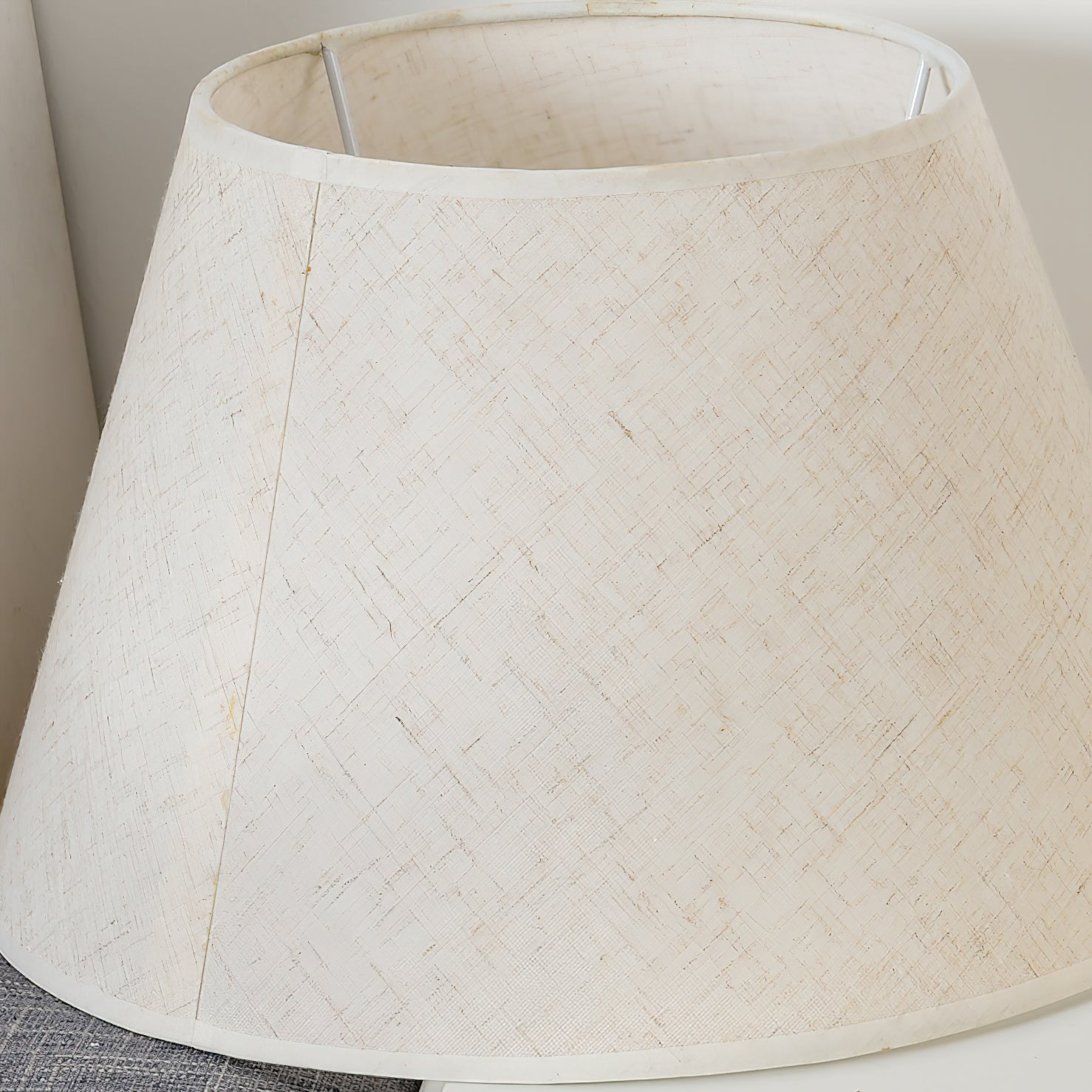 Dalton Antler Inspired Brass Table Lamp with Fabric Shade for Bedside and Living Room Decor