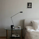 Dynamo Minimalist Adjustable LED Table Lamp Rotating Metal Desk Light for Modern Bedroom Office