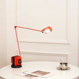 Dynamo Minimalist Adjustable LED Table Lamp Rotating Metal Desk Light for Modern Bedroom Office