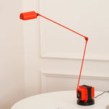 Dynamo Minimalist Adjustable LED Table Lamp Rotating Metal Desk Light for Modern Bedroom Office