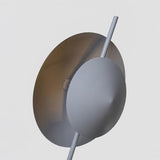 Modern Dawn Geometric Floor Lamp with Layered Lighting and Hand Made Aluminum Base