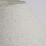 Decker Ceramic Bedside Table Lamp with Pottery Vase Base and Fabric Shade