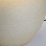 Decker Ceramic Bedside Table Lamp with Pottery Vase Base and Fabric Shade